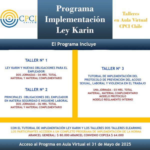 Programa Laboral (E-Learning) – Implementación Protocolo Ley Karin
